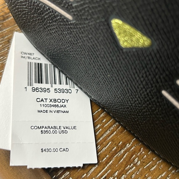 COACH NEW with tags  Canteen Crossbody Bag With Halloween Cat - Picture 8 of 9